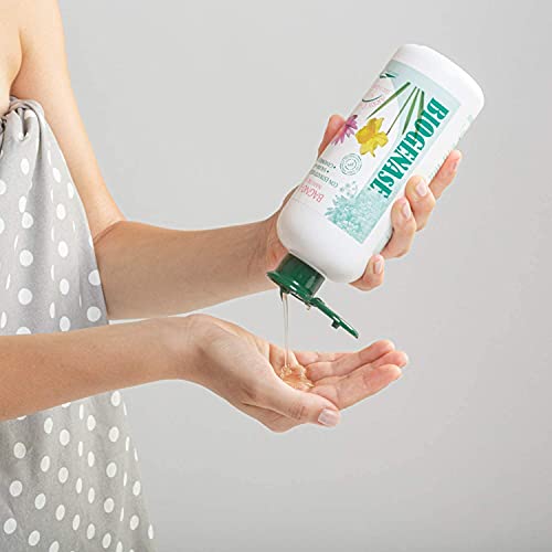 Biogenase - Gel de Ducha Revitalizante De Romero - Gel Hidratante Enriquecido con Extractos de Aloe Vera y Germenes de Trigo - Gel de Baño sin Parabenos, con Acción Relajante y Purificante - 500 ml