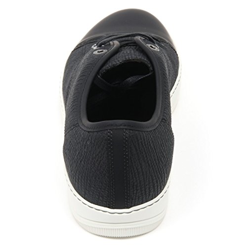 C2858 sneaker uomo LANVIN VERE scarpa nero low top shoe man [5]