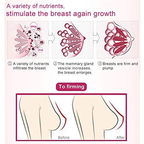 Crema de Pecho de 100g, Agrandamiento de Senos, Crema Reafirmante Hidratante para el Aumento de Senos, Cuidado de los Senos
