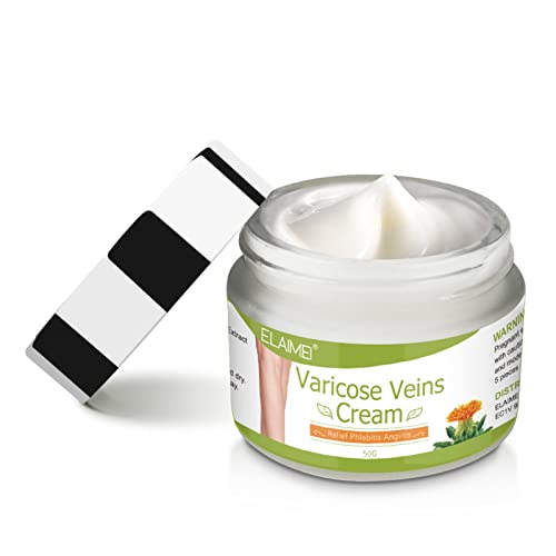 Crema de venas varicosas, tratamiento de venas varicosas, crema de tratamiento de venas de araña para piernas, mejora la circulación sanguínea, piernas cansadas y pesadas alivio rápido