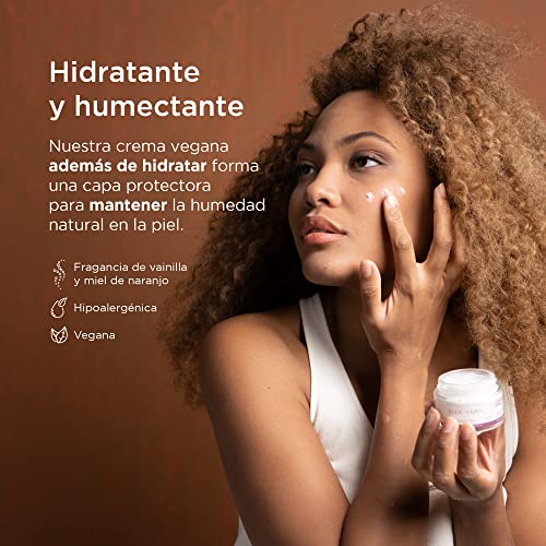 Crema Hidratante Facial mujer Regeneradora con Aloe Vera Canario. Crema Facial con 98.96% de ingredientes naturales que Hidratan, Refrescan y Reparan la piel dañada. Ardaraz