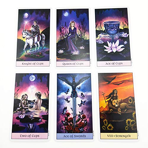 Crystal Visions Tarot Full Español 79 Tarjetas Deck Oracle Divination Board Juego