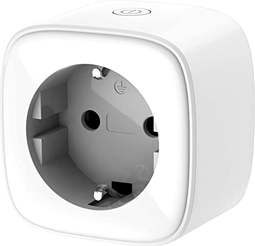 D-Link DSP-W218 Enchufe Inteligente Wi-Fi con Control de Consumo eléctrico, Mini, Funciona con Amazon Alexa (Echo y Echo Dot), Google Home, Control Remoto de Encendido y Apagado Mediante App Gratuita