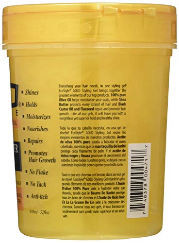 Eco Styler Styling Gel Gold (10) 32Oz/946 ml