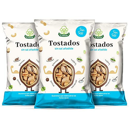 EL NOGAL Frutos Secos Pistacho Tostado Sin Sal Bolsa, 100 G