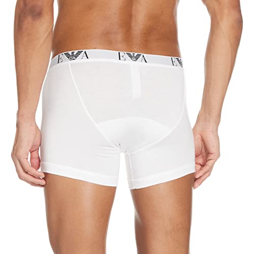 Emporio Armani 111284 Boxer, Hombre, Blanco (White), L