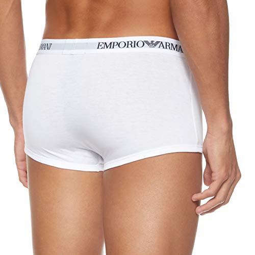 Emporio Armani Underwear CC722 Underwear, Hombre, Blanco (White), S