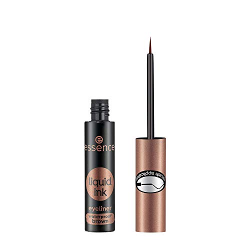 Essence Liquid Ink Brown Eyeliner Resistente Al Agua 02