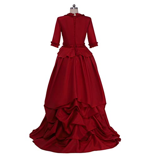 Fortunehouse Bram Stoker Drácula Cosplay Disfraz Mina Harker Vampiro Vestido Renacimiento Ball Vestidos