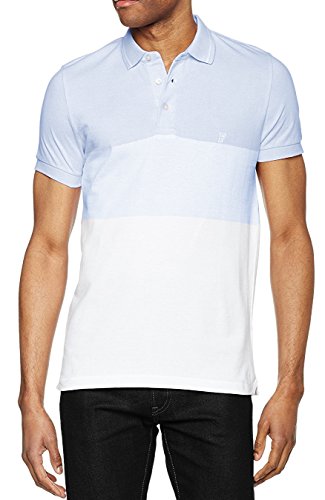 French Connection Summer Clrfl Ombre Pique Polo, Azul (Kentucky Blue), X-Large para Hombre