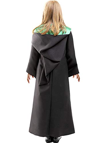 Funidelia | Disfraz Slytherin Harry Potter Oficial para niño y niña Talla 7-9 años ▶ Hogwarts, Magos, Películas & Series - Color: Negro - Licencia: 100% Oficial