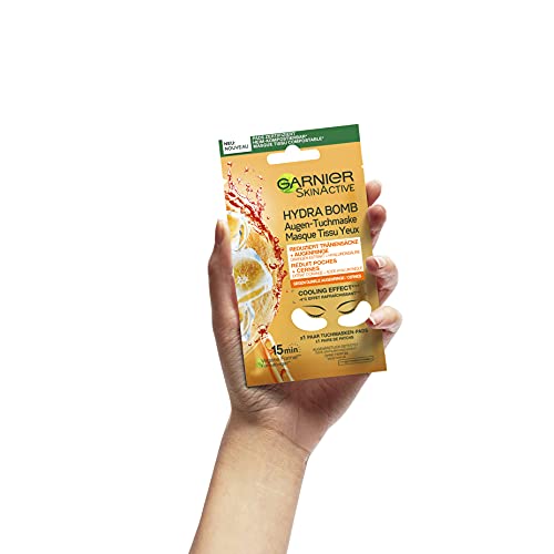 Garnier Skinactive máscara tejido ojos hydrabomb antifatiga Energisant 6 G