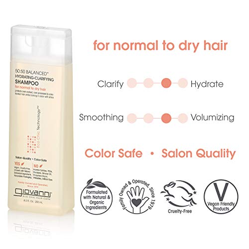 GIOVANNI - Balanced Hydrating-Clarifying Shampoo - 8.5 fl. oz. (250 ml)