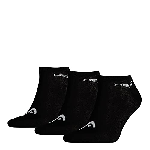 Head Sneaker 3p Unisex Calcetines, Negro, 39/42 (Pack de 3) para Hombre