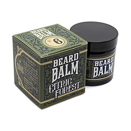 HEY JOE! - Beard Balm Nº 6 Citric Forest | Bálsamo para Barba Hidratante con Fragancia de Pino y Limón - Envase de 60 ml