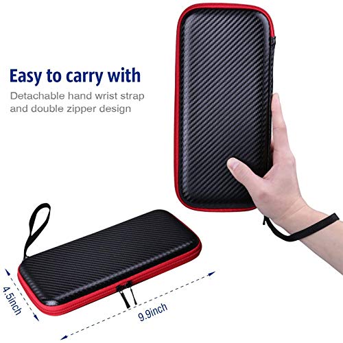 HEYSTOP Compatible con Nintendo Switch Accesorio, Compatible con Nintendo Switch Funda Funda de Transporte Compatible con Nintendo Switch y Switch Protector de Pantalla Apretones de Pulgar