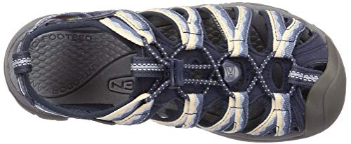 KEEN Whisper Sandalias para Mujer, Azul (navy/blue fog), 37.5 EU