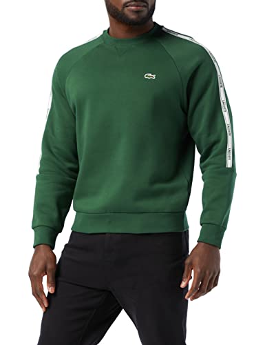 Lacoste SH1213, Sudadera Hombre, Verde (Vert), S