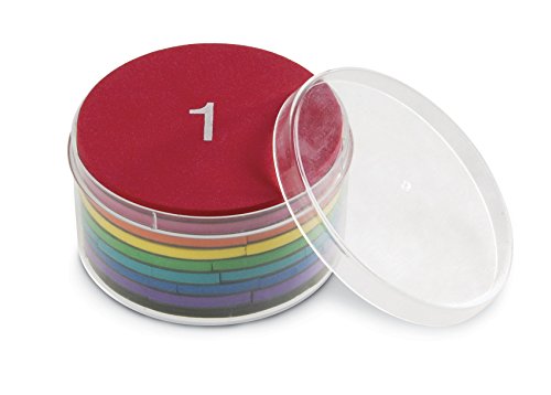 Learning Resources- Círculos magnéticos de Espuma Blanda Rainbow Fraction, Color (LER0608)