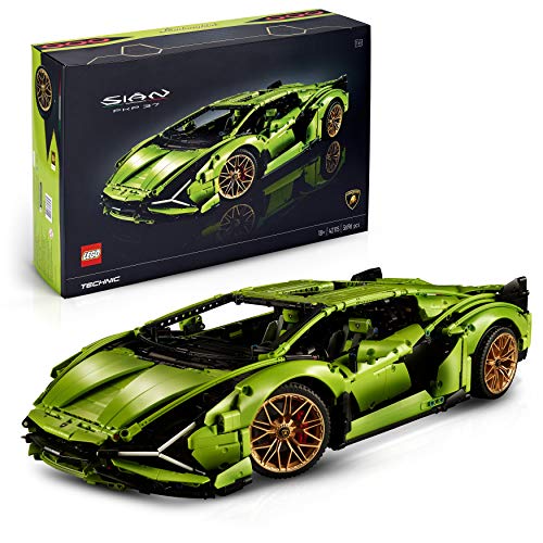 LEGO 42115 Technic Lamborghini Sián FKP 37, Coche de Carreras, Set de Construcción para Adultos, Modelo Exclusivo de Coleccionista