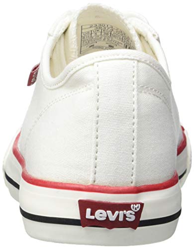 Levi's Hernandez S, Zapatillas Mujer, White Normal, 40 EU