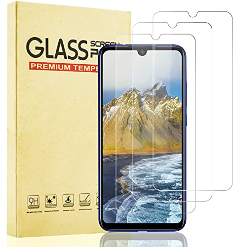 Lixuve Vidrio Templado para Xiaomi Redmi Note 7 Protector de Pantalla, 3 Unidades Cristal Templado Anti-Rasguños, Alta Definicion, Anti-Burbuja