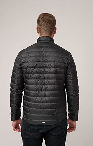 Mac in a Sac Polar-Daunenjacke Chaqueta de plumón, Hombre, Negro Intenso – Gris Oscuro, XX-Large