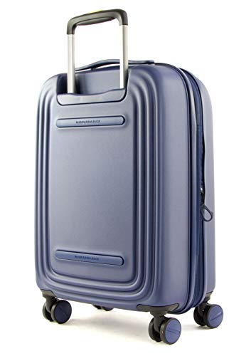 Mandarina Duck - LOGODUCK + Trolley Cabin EXP / Estate Blue, Luggage- Suitcase Unisex, Estate Blue, 55x35x23cm - P10SZV3419R