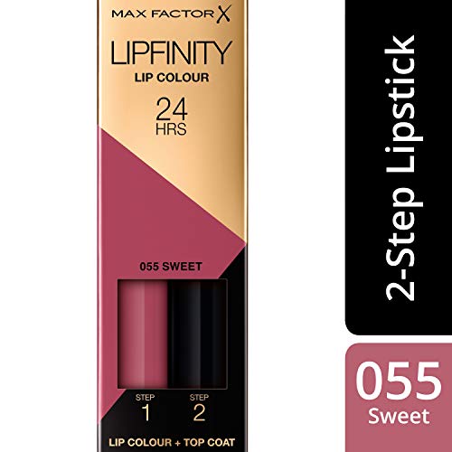 Max Factor Lipfinity Lip Colour Lipstick 055 Sweet Dwufazowa pomadka do ust