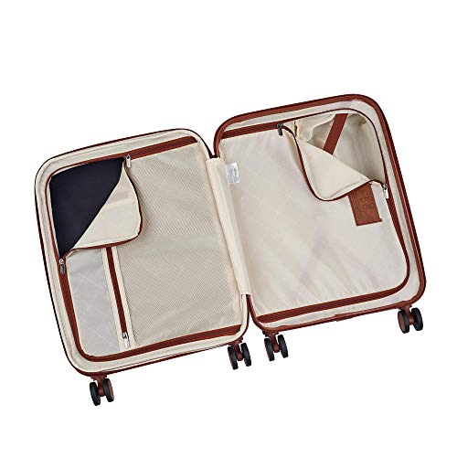 MODO by Roncato Maleta De Cabina 55 Cm Rigida 4 Ruedas Charm, 39/49 Lt - 55x40x20/25 cm, Ligero Extensible Organización Interna Cierre TSA, Cabina Aprobado para Ryanair Easyjet, Garantia 2 Anos