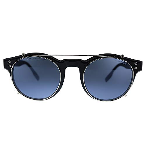 Mont Blanc Gafas de Sol MB0123S Black/Blue 49/22/155 hombre