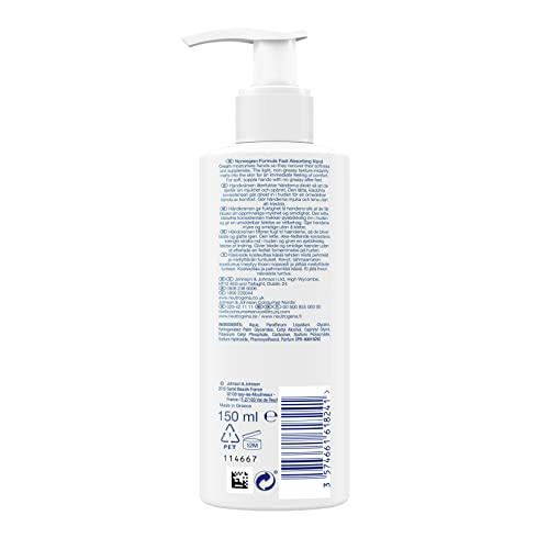 Neutrogena Crema De Manos Con Absorción Rápida (Textura Ligera) - 140 ml.