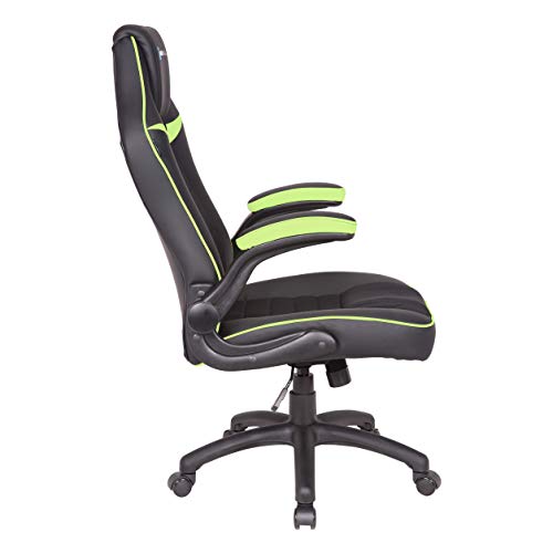 Newskill NS-CH-NAYUKI-GREEN Nayuki - Silla gaming profesional con respaldo 2.5D, reposabrazos acolchado y ajustable y respaldo con mecanismo de balanceo - Color Verde, mediano