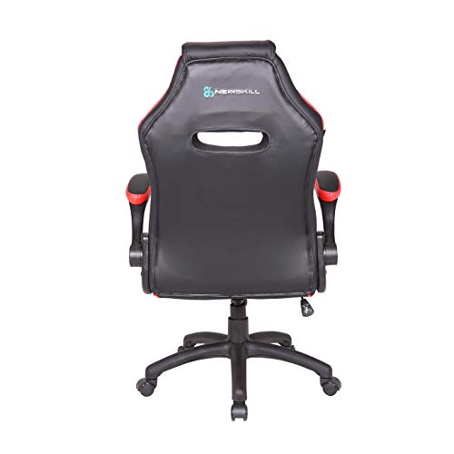 Newskill NS-CH-NAYUKI-RED Nayuki - Silla gaming profesional con respaldo 2.5D, reposabrazos acolchado y ajustable y respaldo con mecanismo de balanceo - Color Rojo, mediano