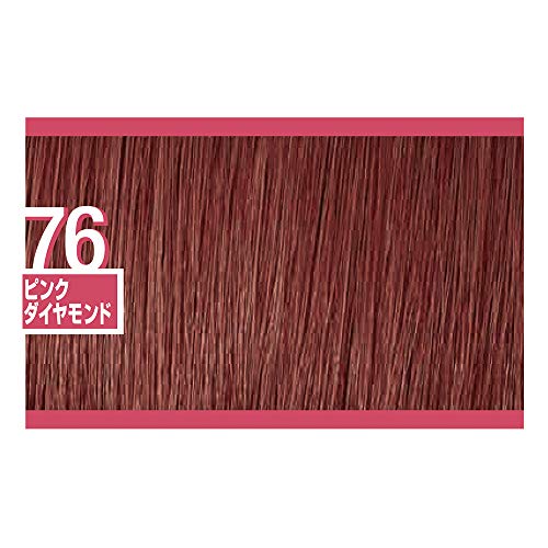 NIHON LOREAL Feria 3D Hair Color Platinum Nuance Technology #76 Pink Diamond (Japan Import) by Feria 3D Color