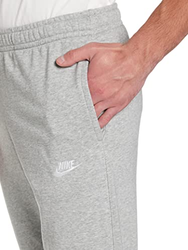 NIKE M NSW Club Jggr Ft Pantalones de Deporte, Hombre, dk Grey Heather/Matte Silver/White, XL