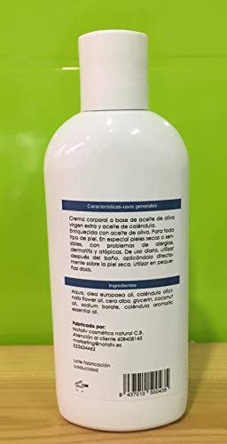 Notaliv Cosmética Natural Body milk caléndula - 200ml