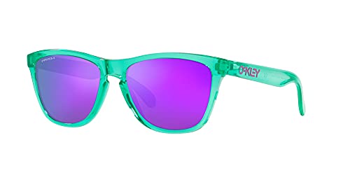 Oakley Oo9013 Frogskins, Gafas Unisex Adulto, Translucent Celeste/Prizm Violet, 59