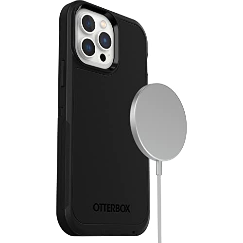 OtterBox para Apple iPhone 13 Pro Max / iPhone 12 Pro Max, Funda Protectora Rugerizada Superior con MagSafe, Defender XT Series, Negro