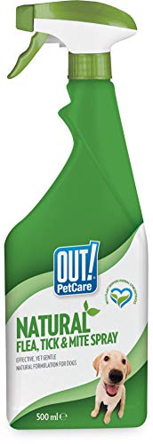 OUT! Champú y acondicionador Natural Pest Wash para perros, 500 ml