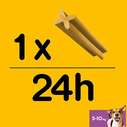 Pedigree Pack de Dentastix de uso Diario para la Limpieza Dental de Perros Pequeños (1 Pack de 112ud)