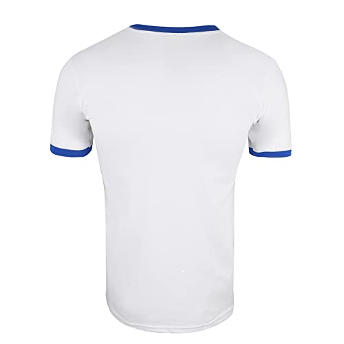 Pepsi 1991 Camiseta, Blanco (Blanco/Royal Wry), S para Hombre