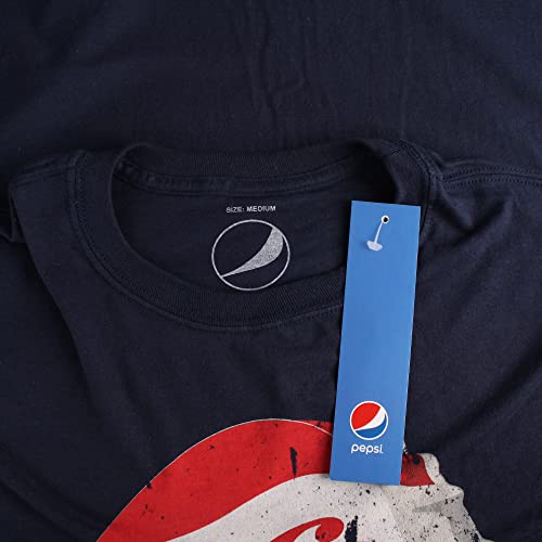 Pepsi Vintage Cap Camiseta, Azul (Navy Navy), XXL para Hombre