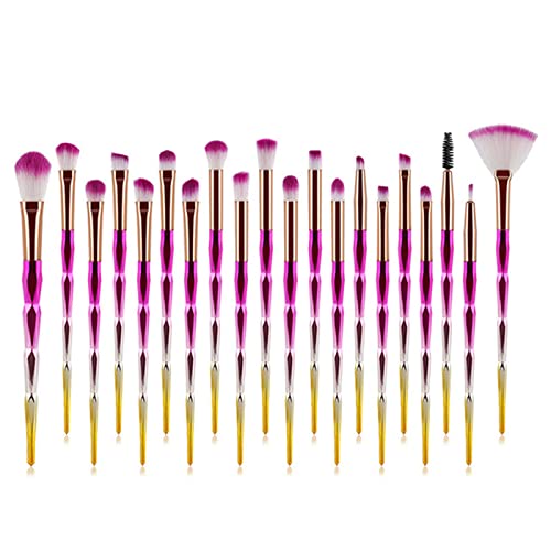 Pinceles de Maquillaje Set,20 Piezas Set de Pinceles Maquillaje Profesional Eye Shadow Foundation Powder Eyeliner Eyelash Lip Make Up Pincel de maquillaje Kit de herramientas de Belleza Cosmética