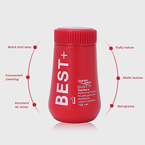 Polvo matificante OSiS + Dust IT, 10 g de polvo para el cabello con control de aceite, textura mate esponjosa para la raíz del cabello, polvo para el cabello esponjoso que oculta la caída del cabello