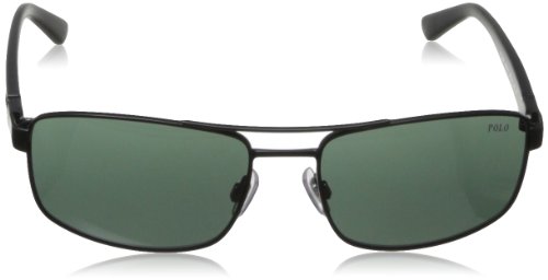 Ralph Lauren POLO 0PH3086 Gafas de Sol, Matte Black, 58 para Hombre