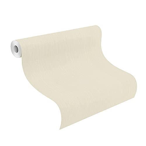 Rasch Rasch 527230 Barbara - Papel pintado (fieltro), color crema