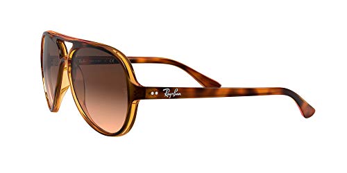 Ray-Ban 4125 Gafas de Sol, Stripped Havana, 59 para Hombre