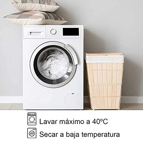 Relleno Cojín 45x45 2 Unidades Antiácaros Extra Densidad, Lavable, Efecto Nube, hipoalergénicos para Rellenos, Cojines de Sofá o Cama, Almohada Fibra Hueca Siliconada