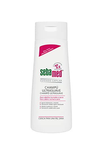 Sebamed Champú Ultrasuave - 200 ml Óptimo para el cuidado diario del cabello y la protección del cuero cabelludo, Refuerza y protege el manto ácido del cuero cabelludo para conseguir un cabello sano